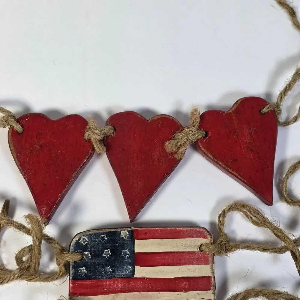 Primitive Holiday Decor Hanging Signs Lot Seasonal Wood Folk Art Rustic Country